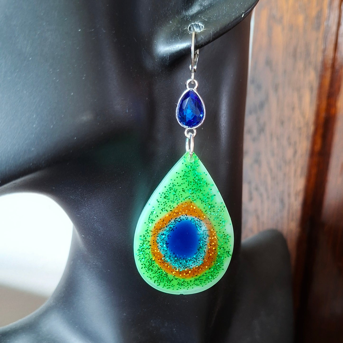 Proud as a Peacock Earrings