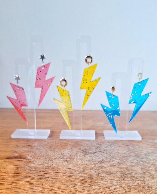 Bowie Lightning Bolt Earrings
