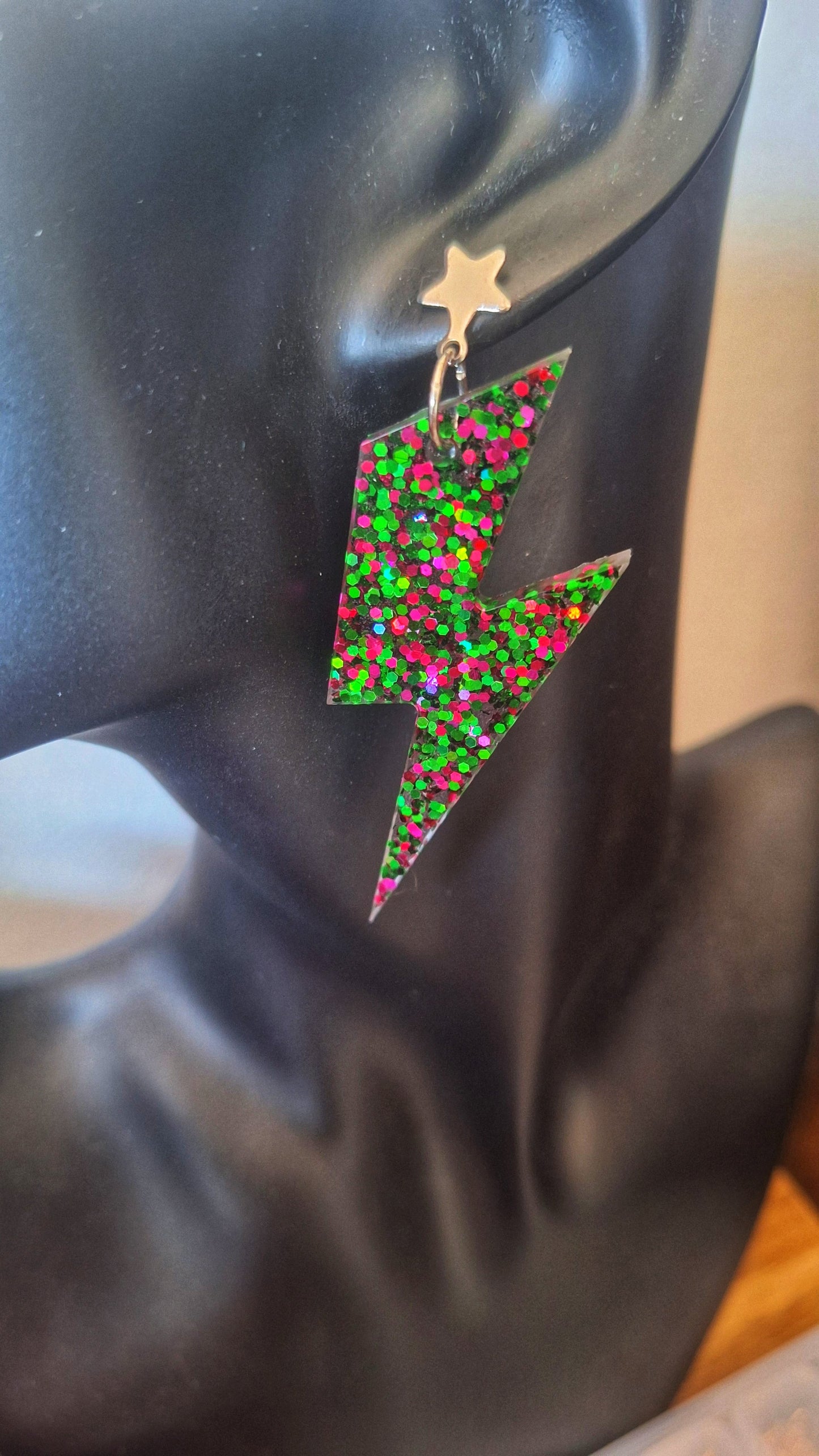 Bowie Lightning Bolt Earrings