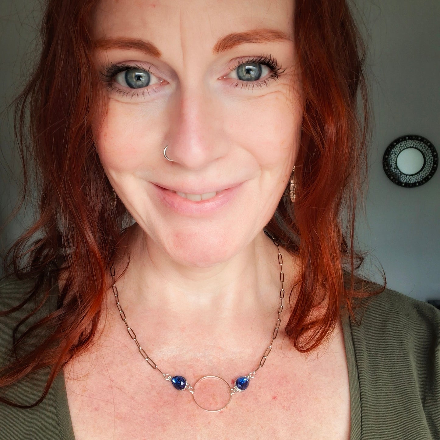 Blue Orbit Necklace
