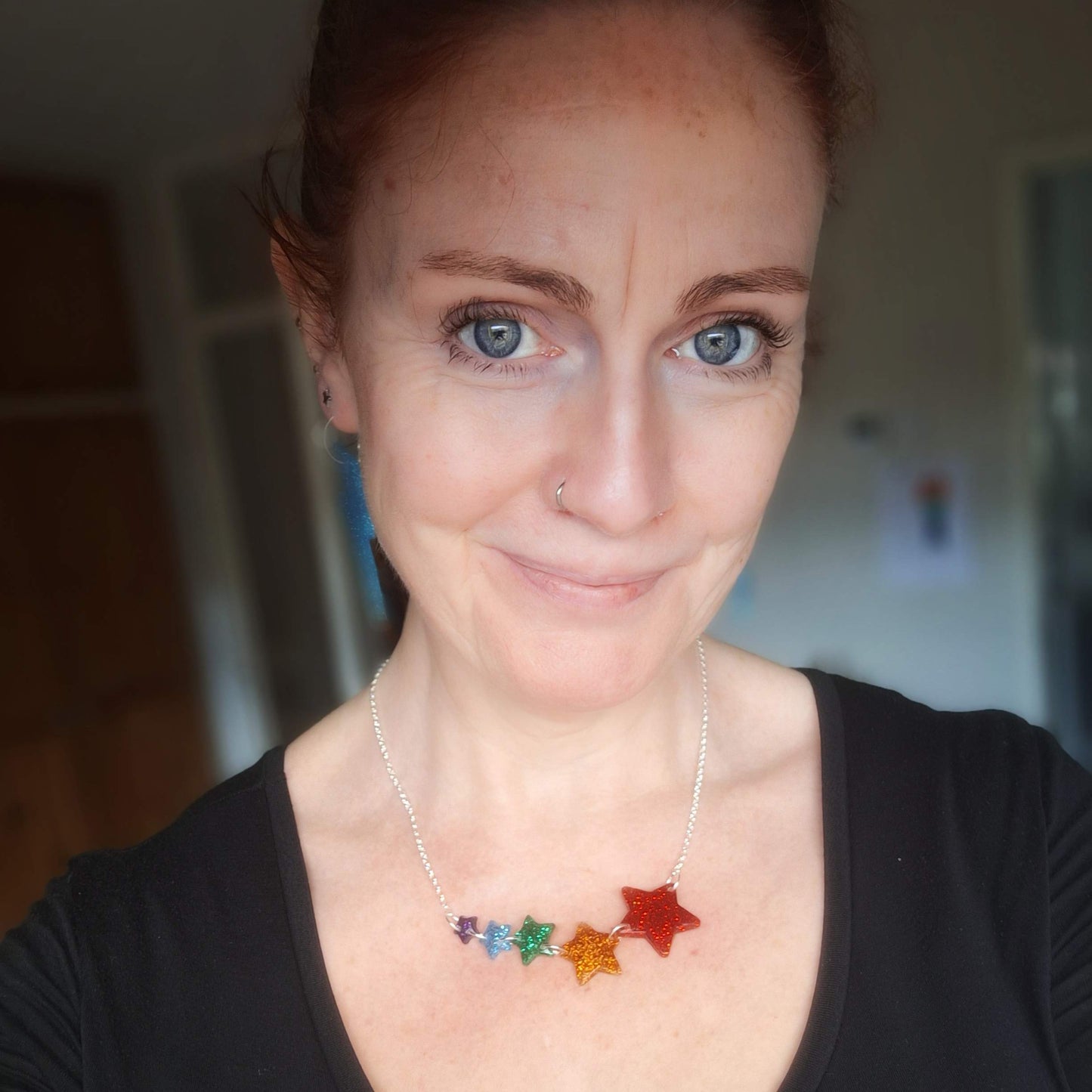 Rainbow Galaxy Necklace