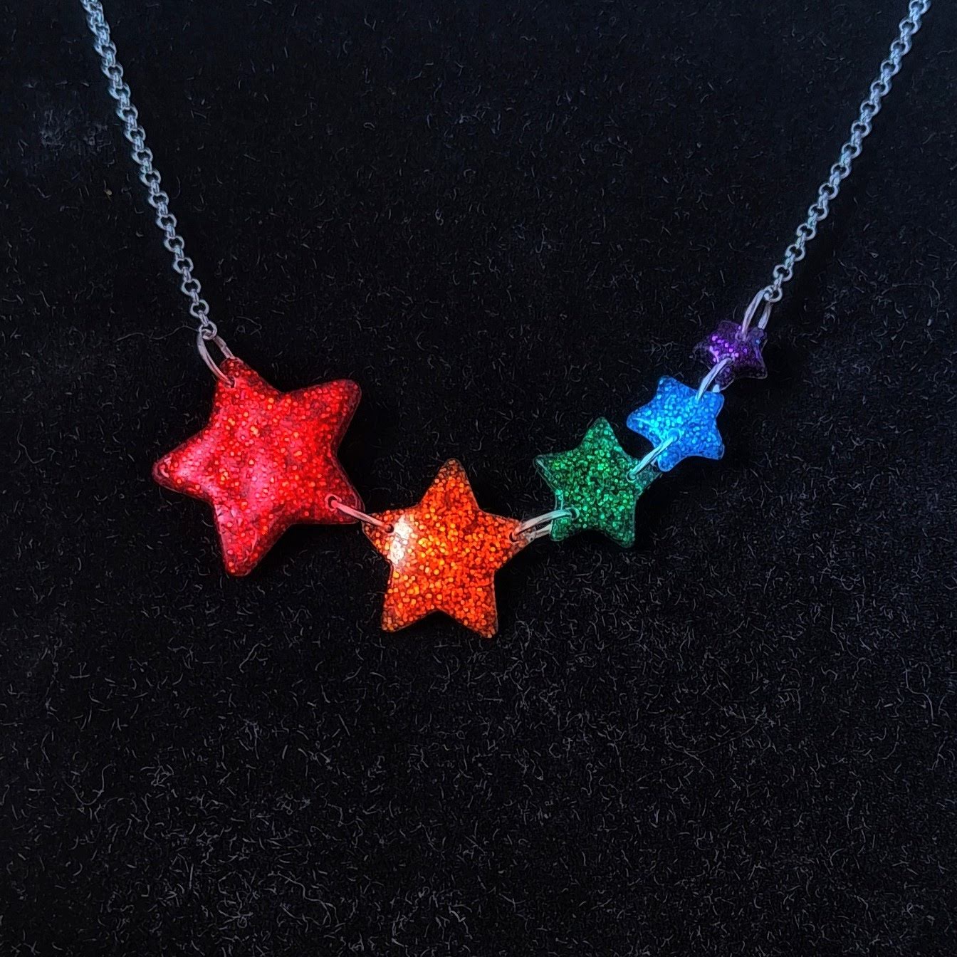 Rainbow Galaxy Necklace