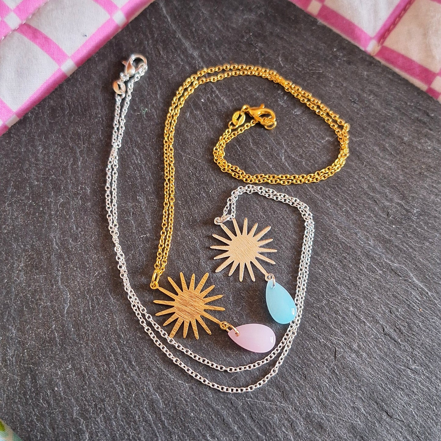 Sunburst Pendant Necklace