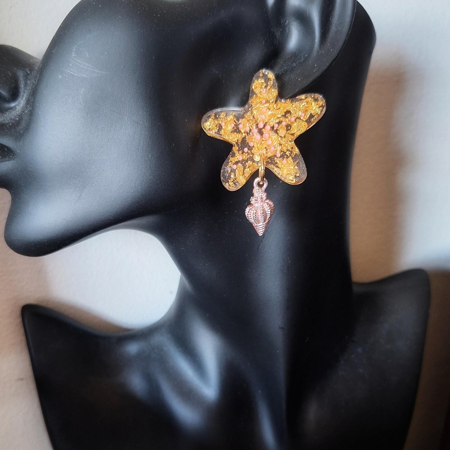 Starfish Statement Earrings