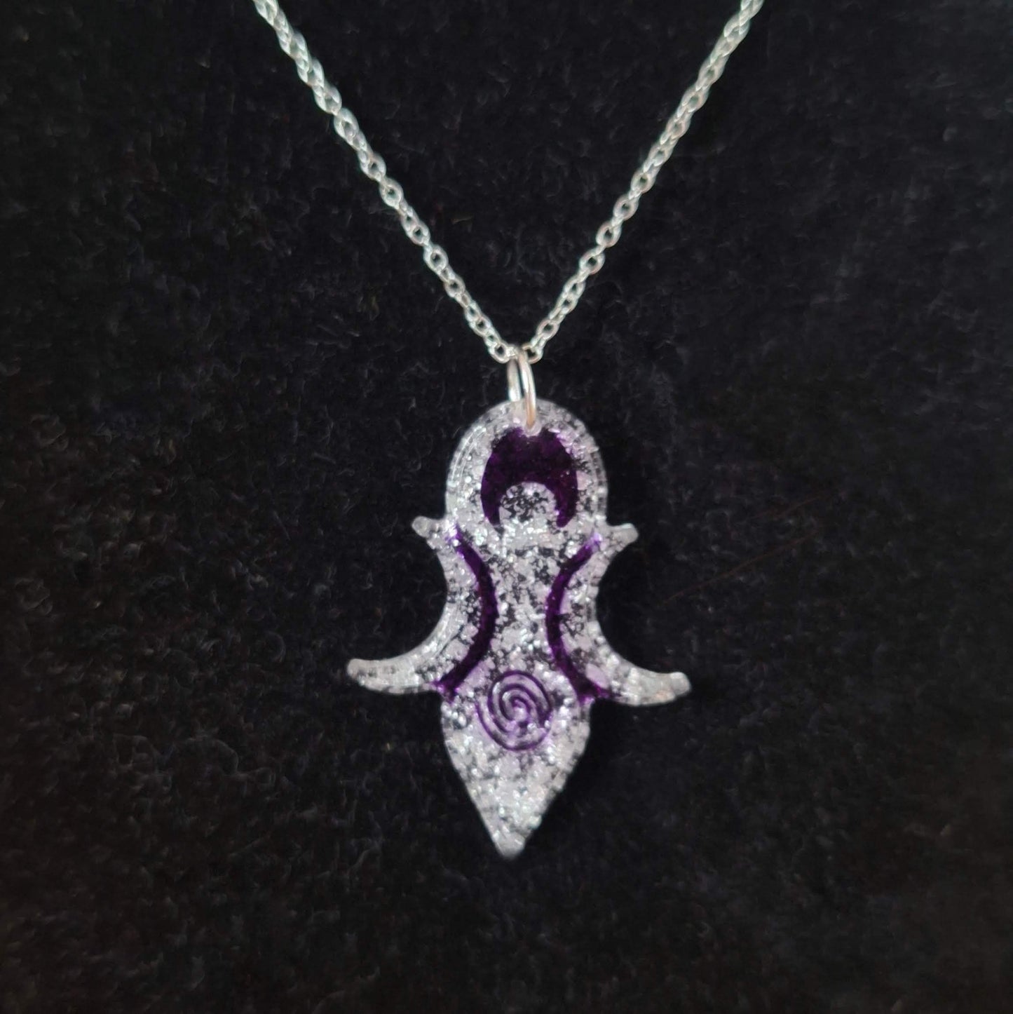 Silver Goddess Necklace