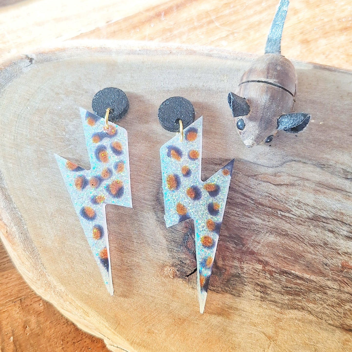 Amira Leopard Print Earrings