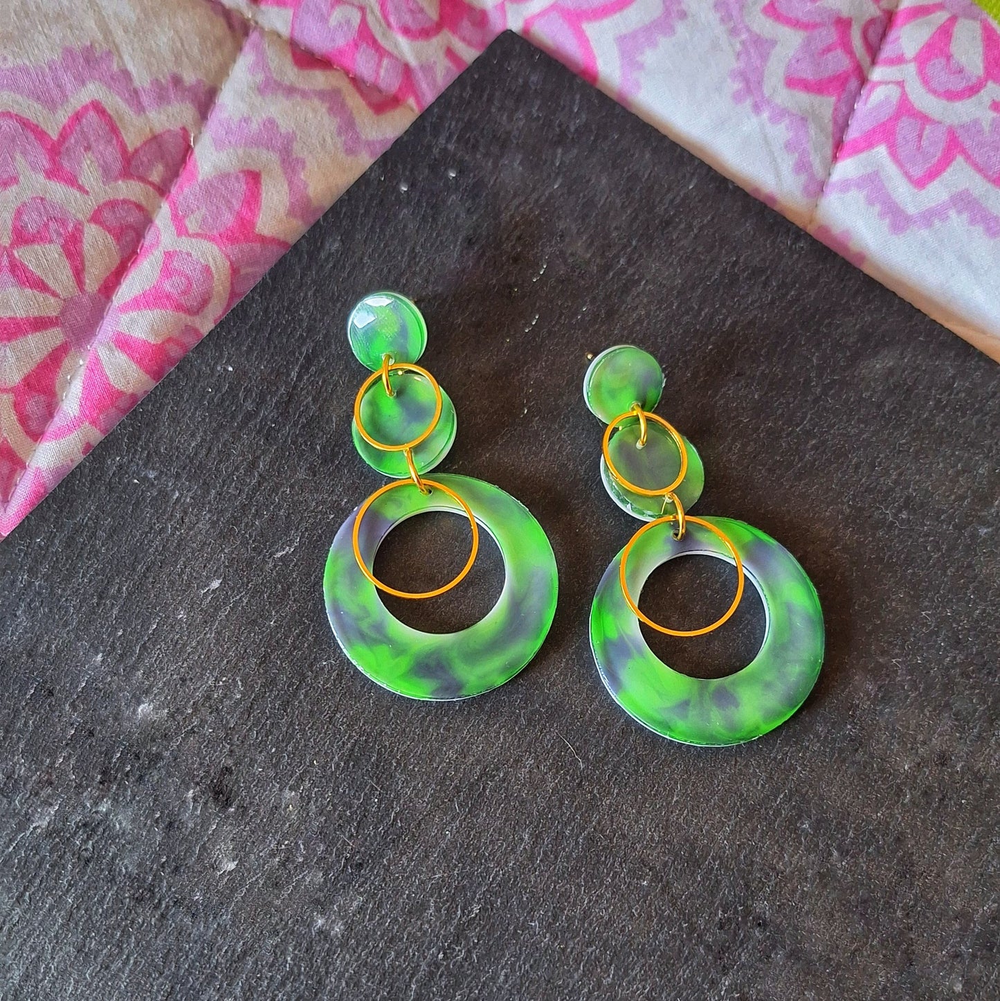 Siobhán Marbled Earrings