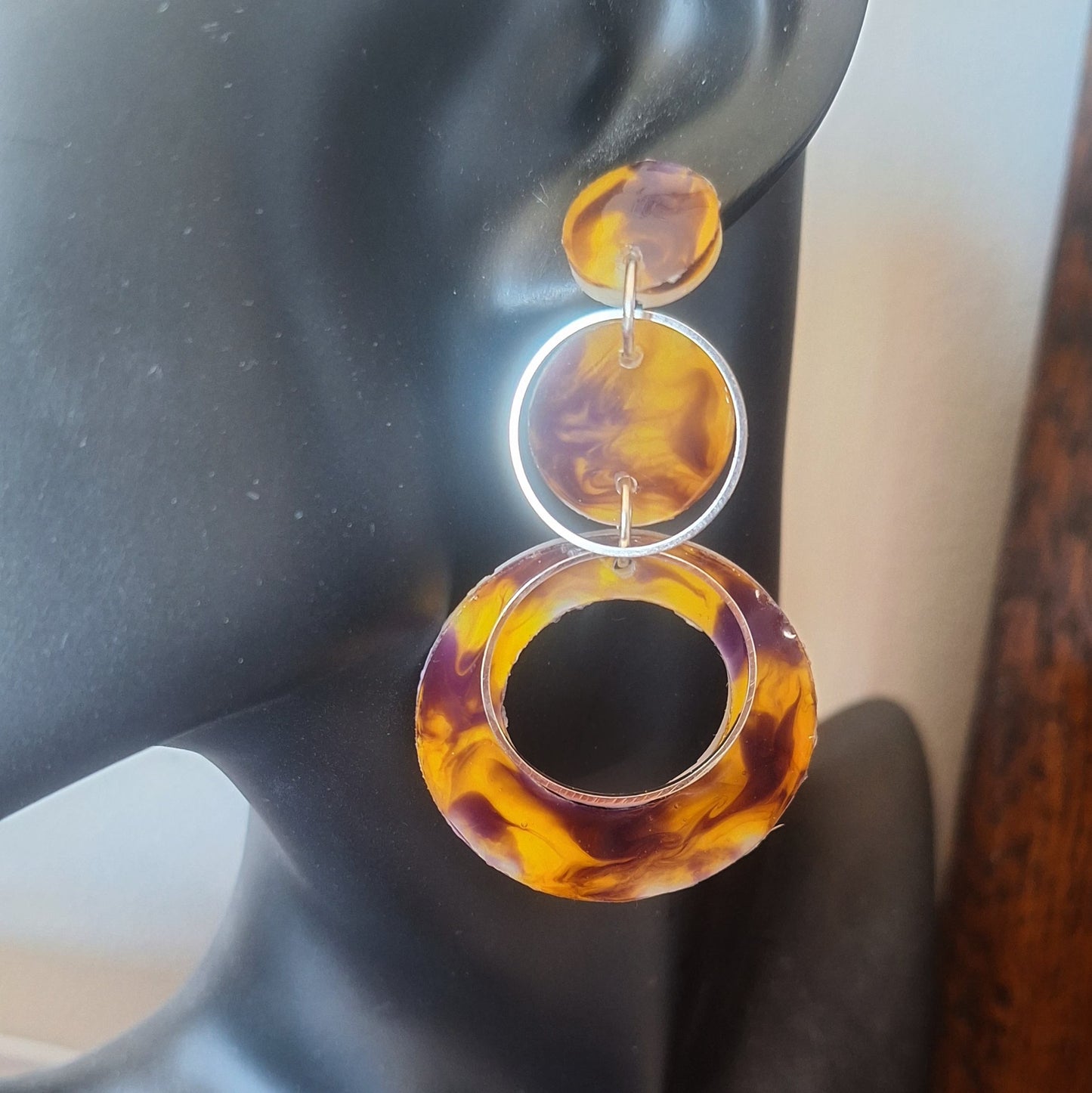 Siobhán Marbled Earrings