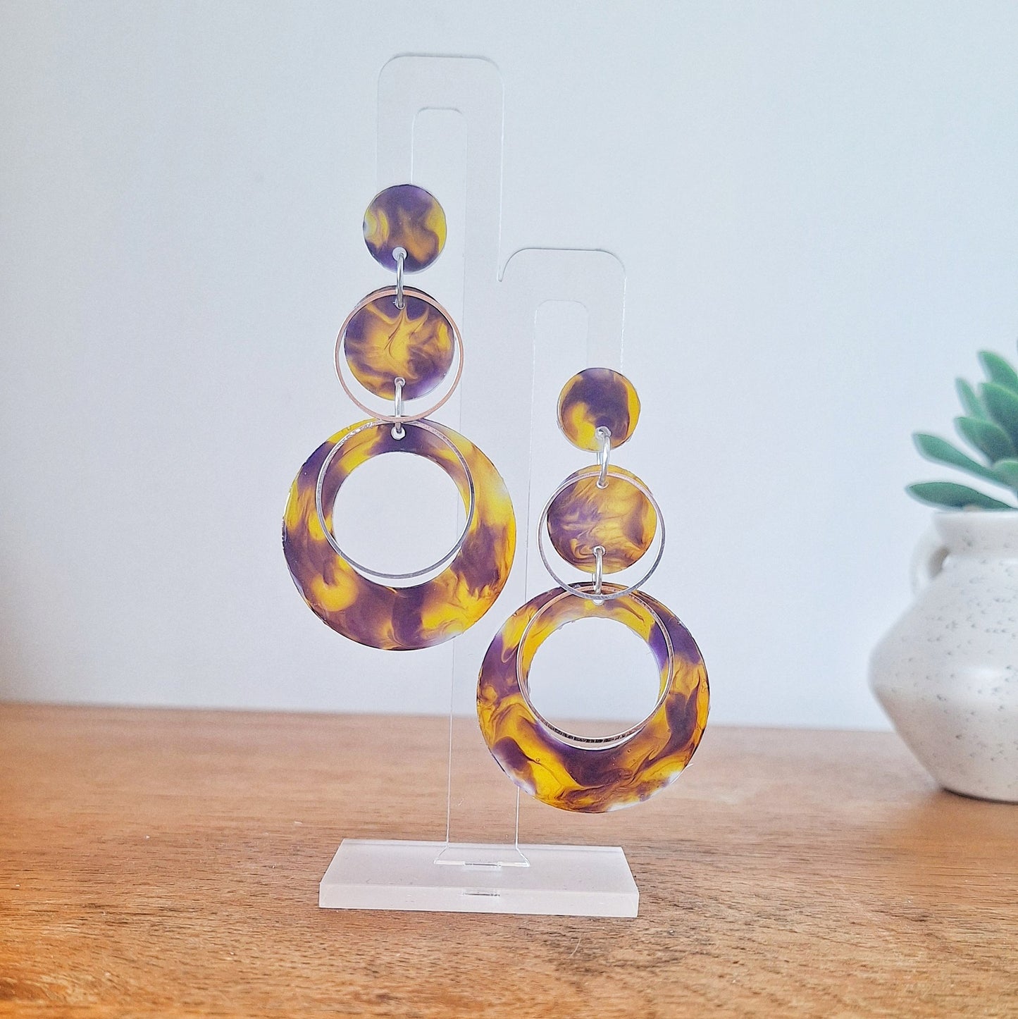 Siobhán Marbled Earrings