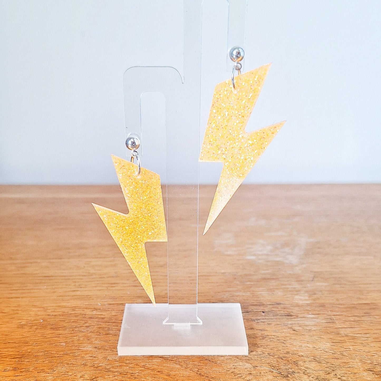 Fluorescent Bowie Lightning Bolts