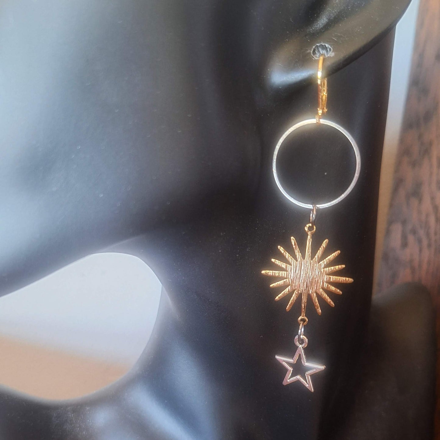 Starstruck Gold and Silver Earrings