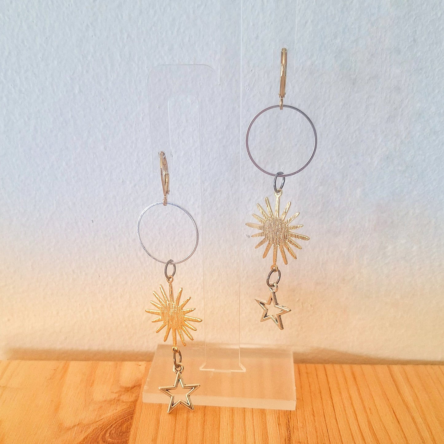 Starstruck Gold and Silver Earrings