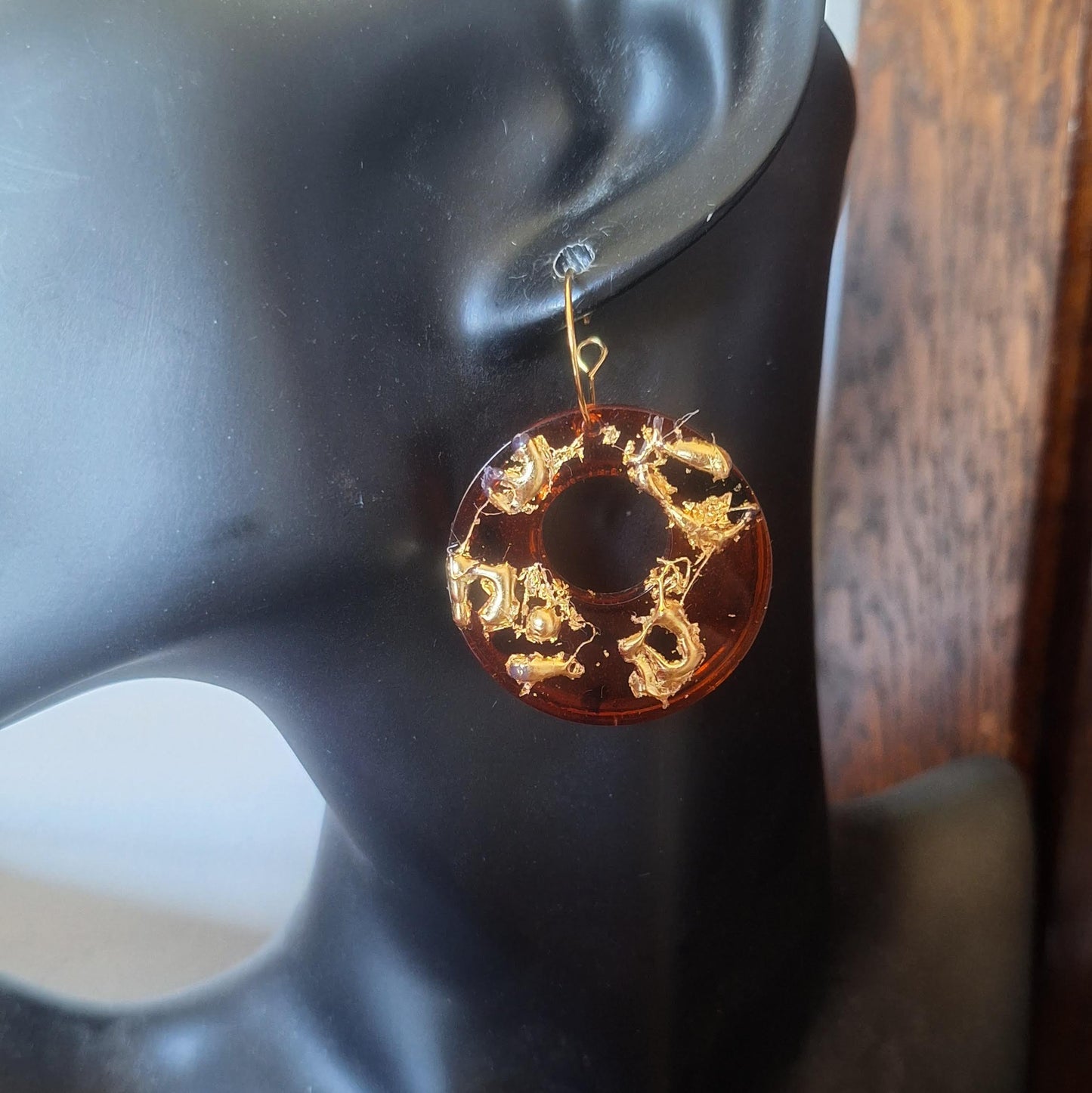 Adele Gold Leaf Earrings