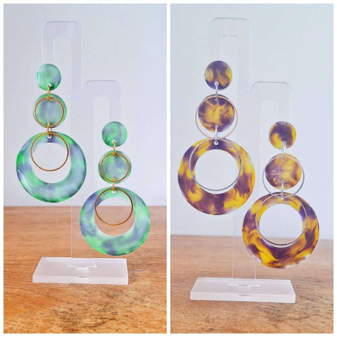 Siobhán Marbled Earrings