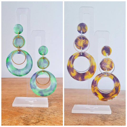 Siobhán Marbled Earrings