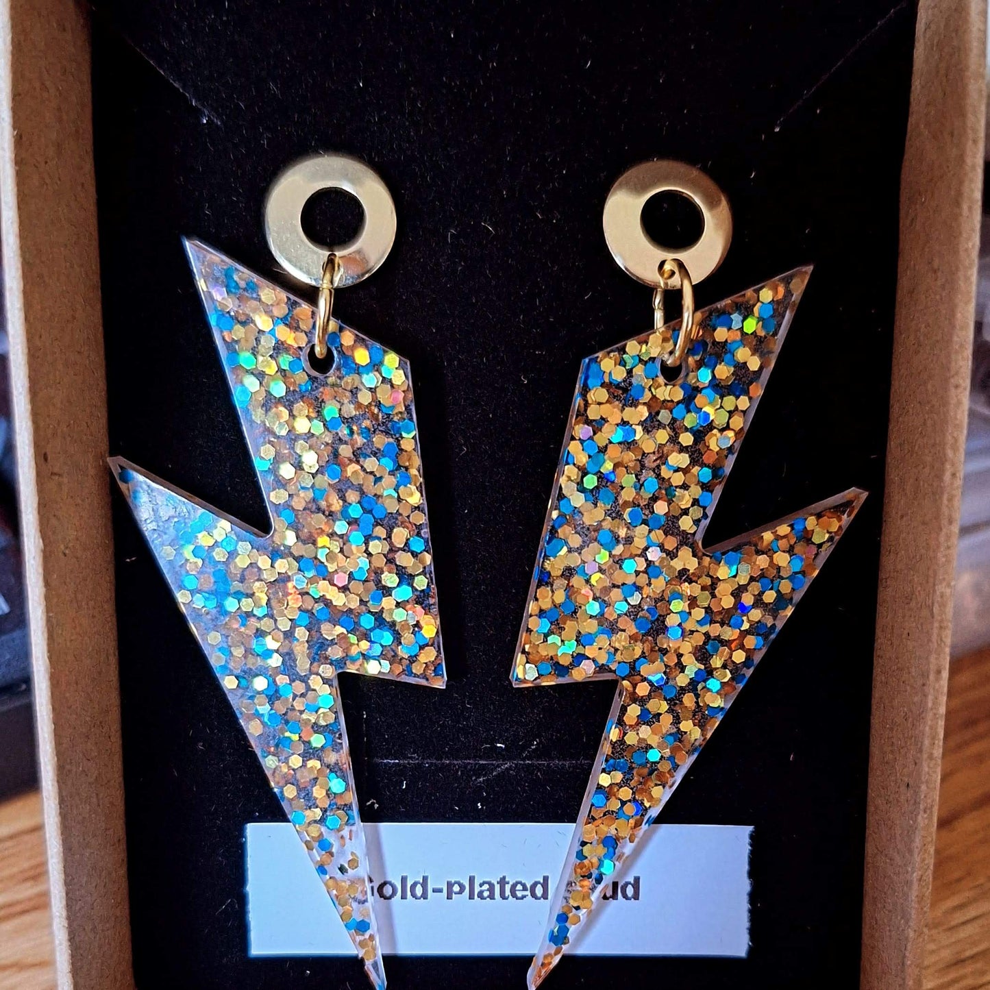 Bowie Lightning Bolt Earrings