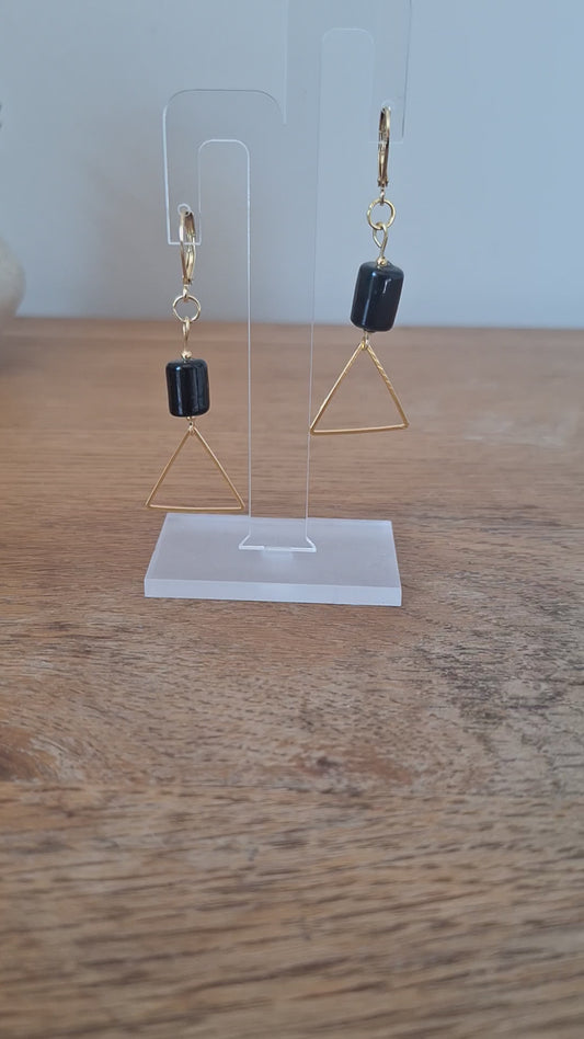 Jetta Triangle Earrings