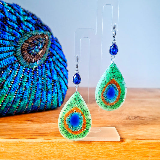 Proud as a Peacock Earrings