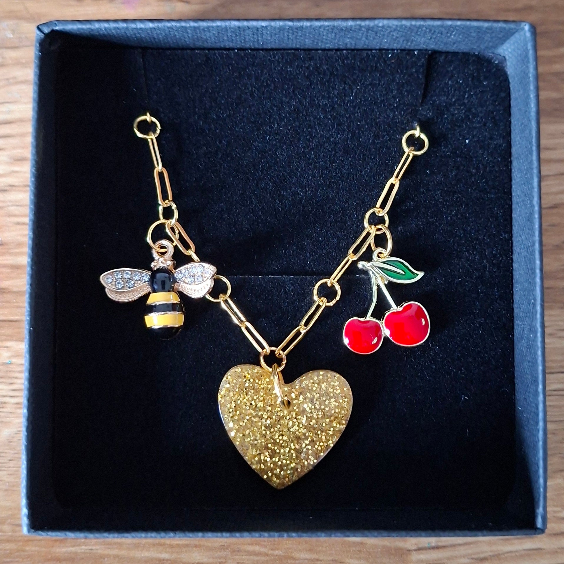 Cherry Bee Mine Necklace