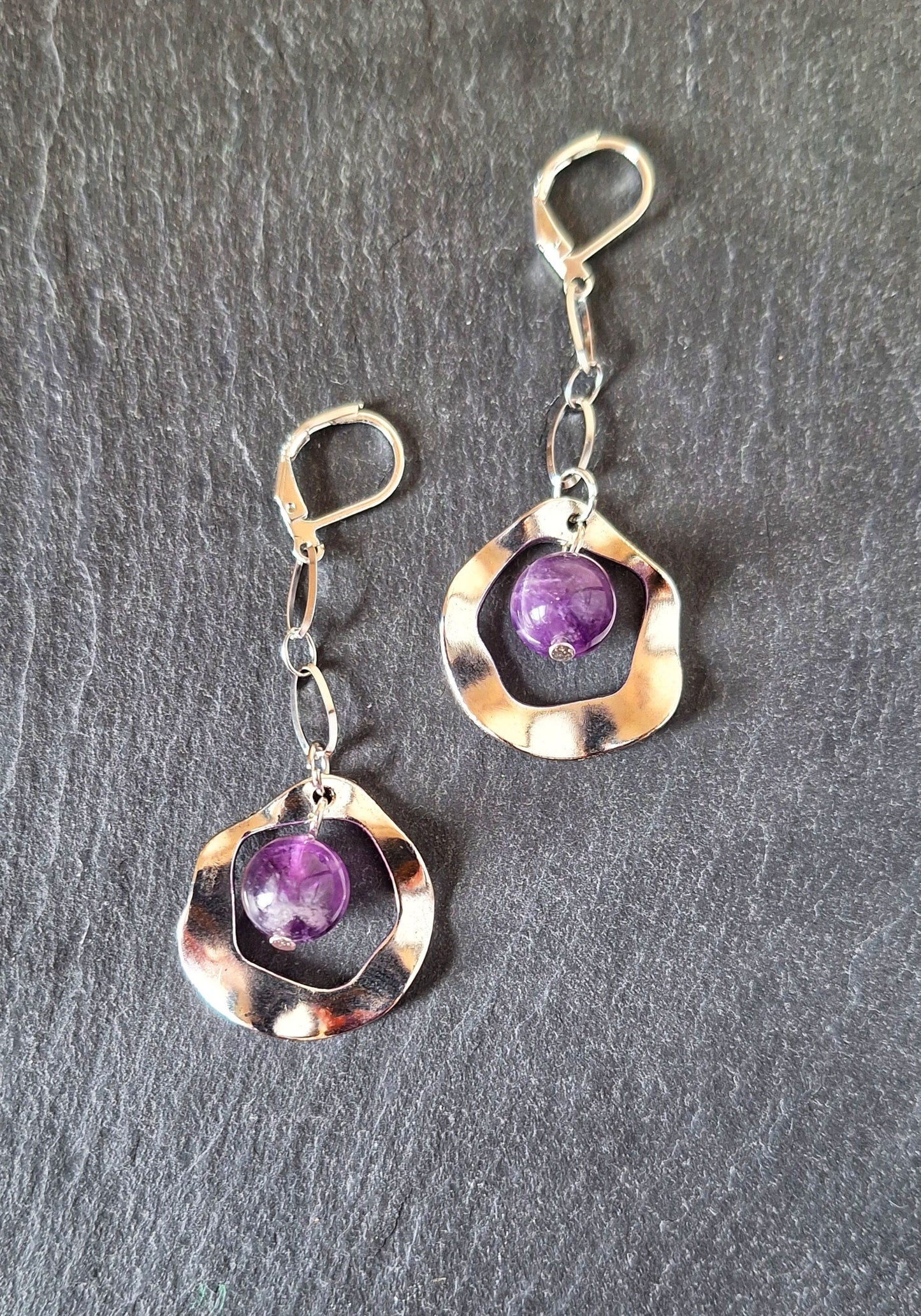 Lola Amethyst Earrings