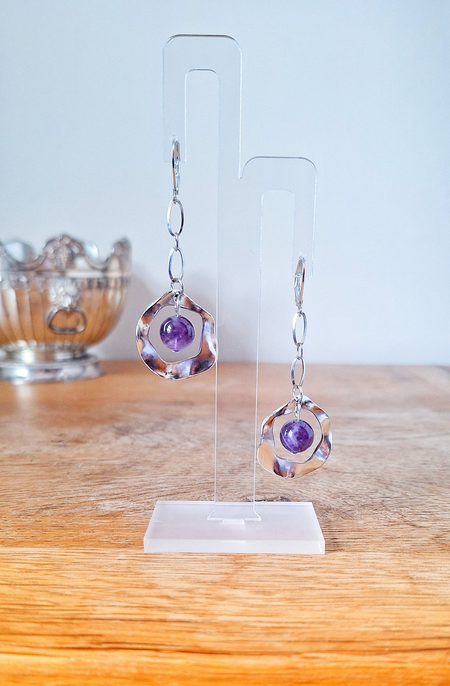 Lola Amethyst Earrings