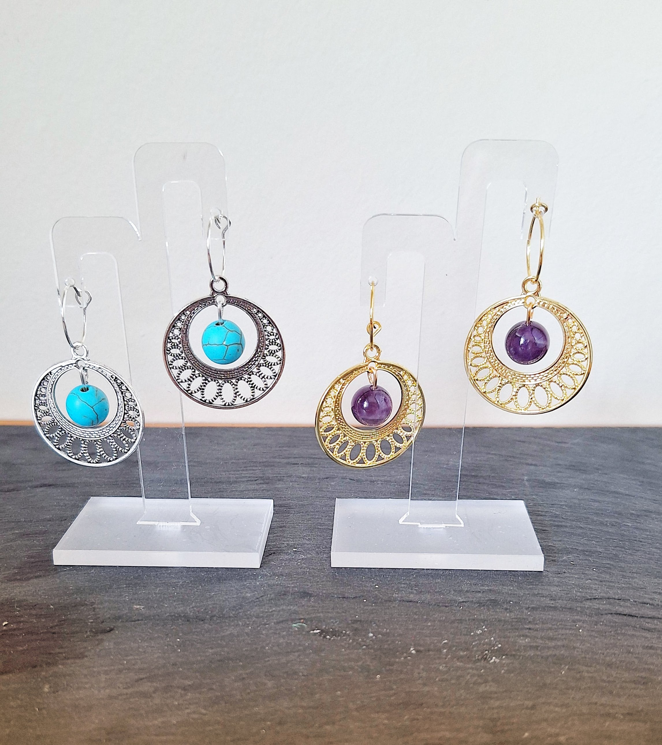 Faith Chandelier Hoop Earrings