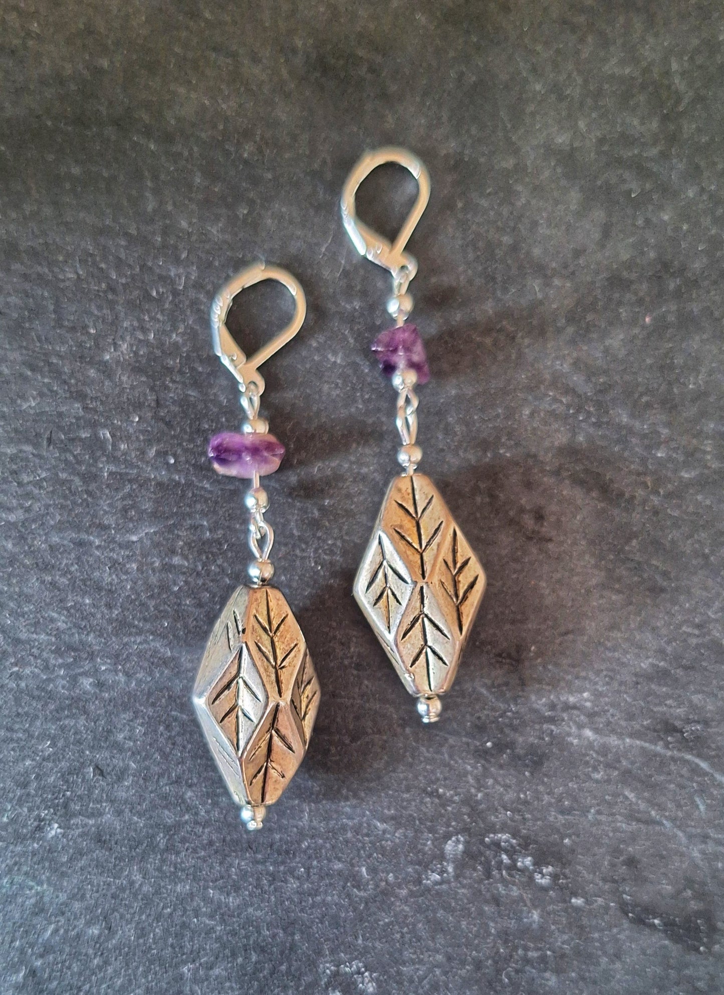 Phoebe Amethyst Earrings