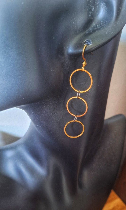 Caroline Circle Earrings