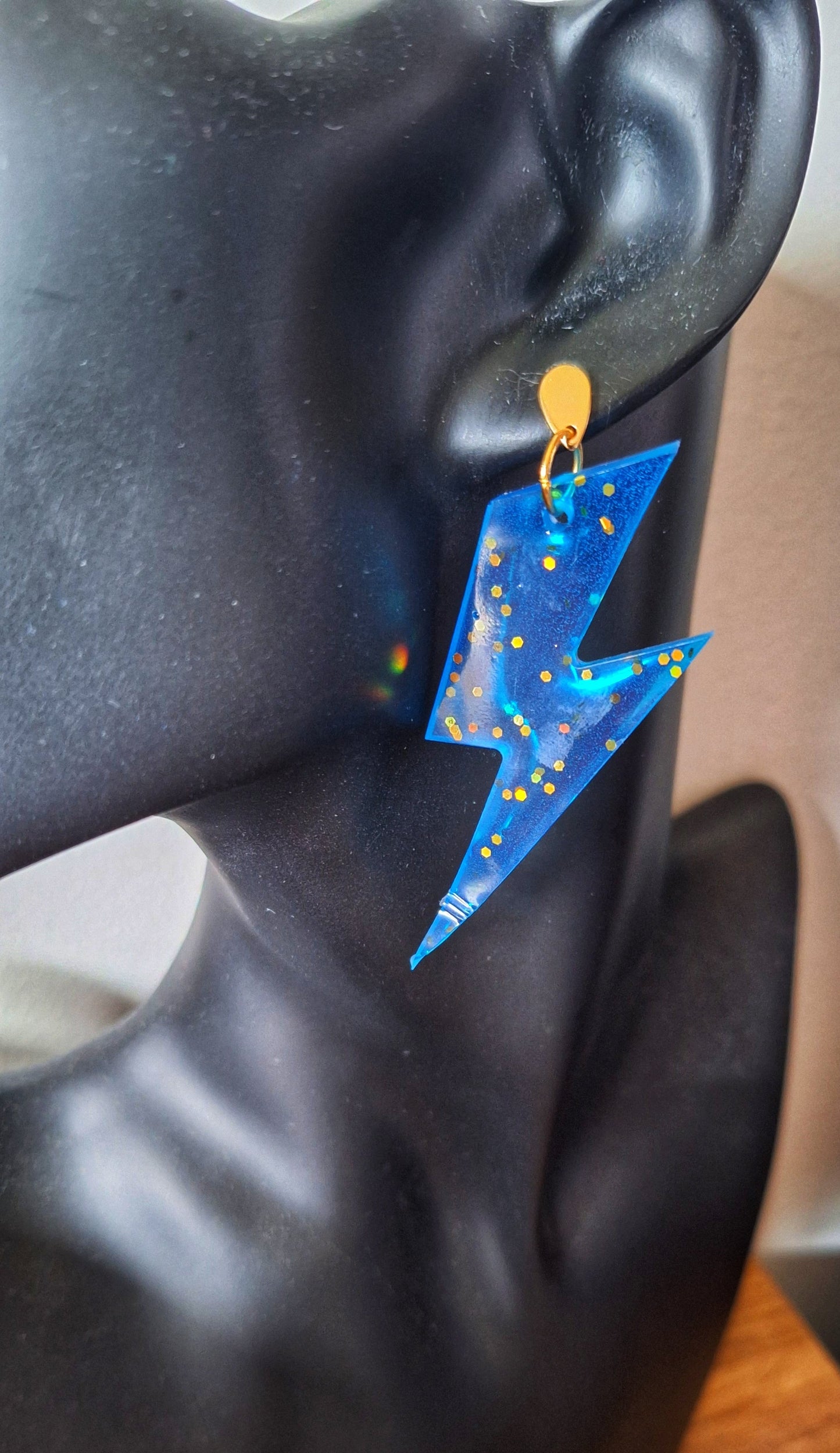 Jean Lightning Bolt Earrings