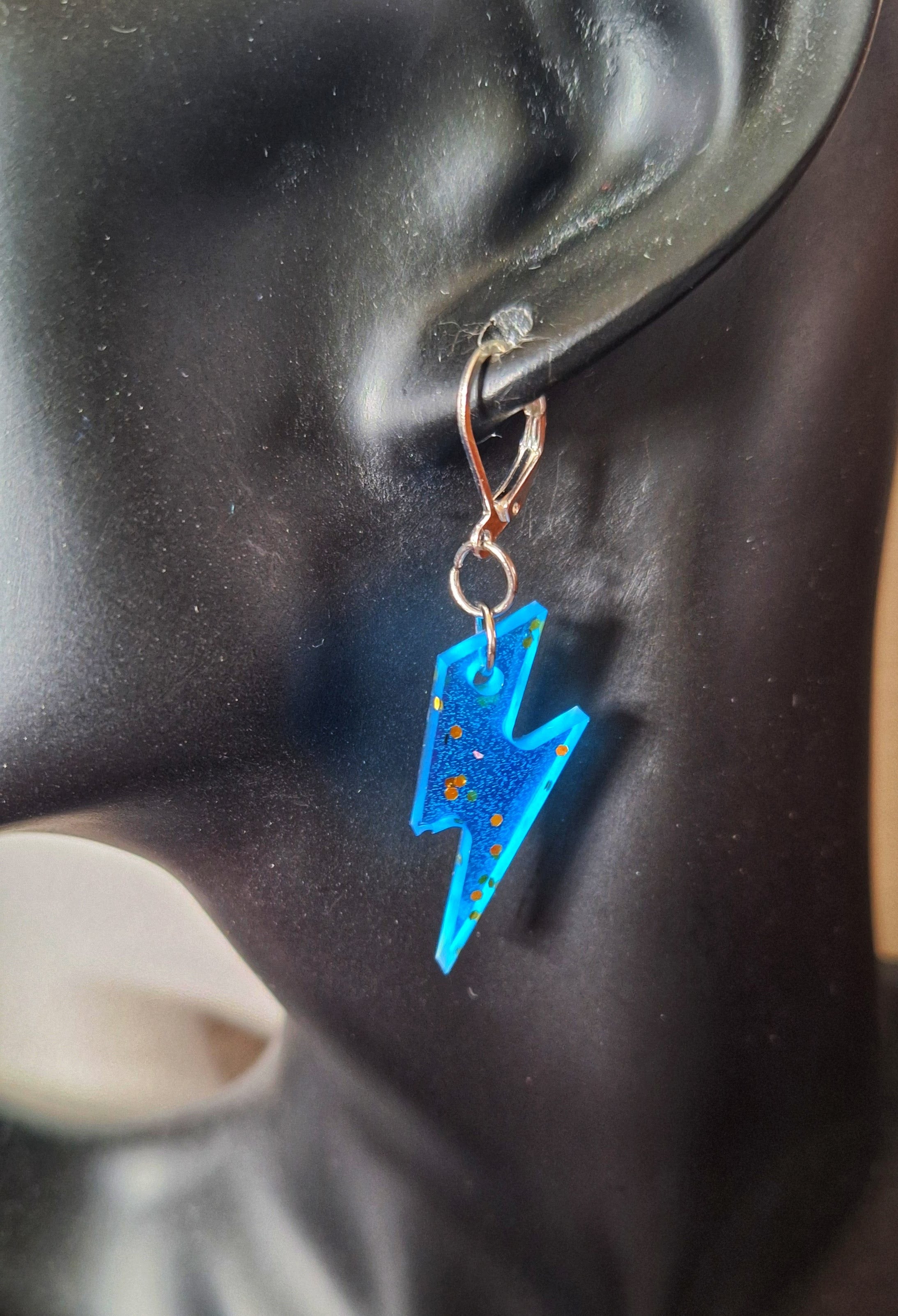 Bowie Lightning Bolt Earrings