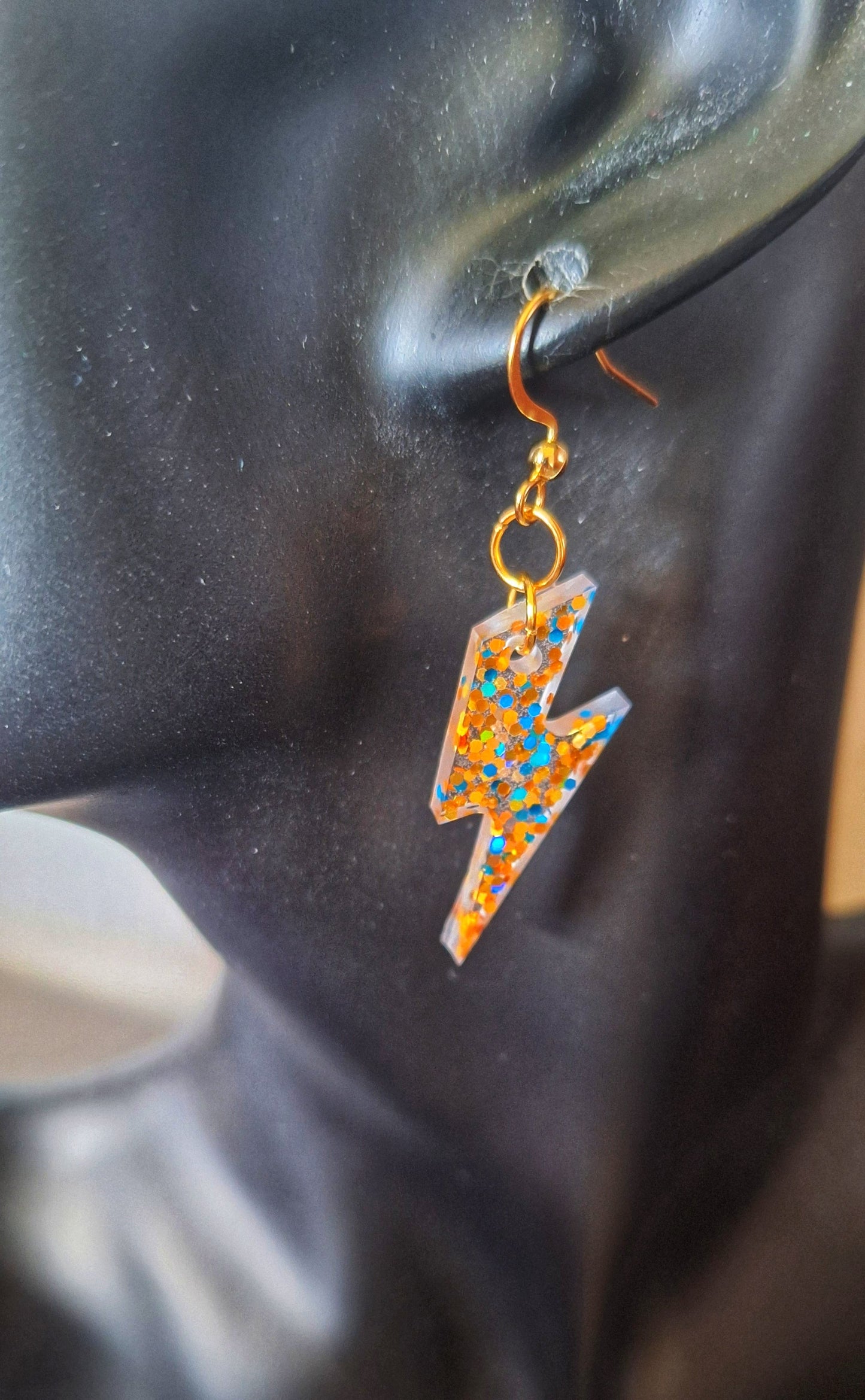 Jean Lightning Bolt Earrings