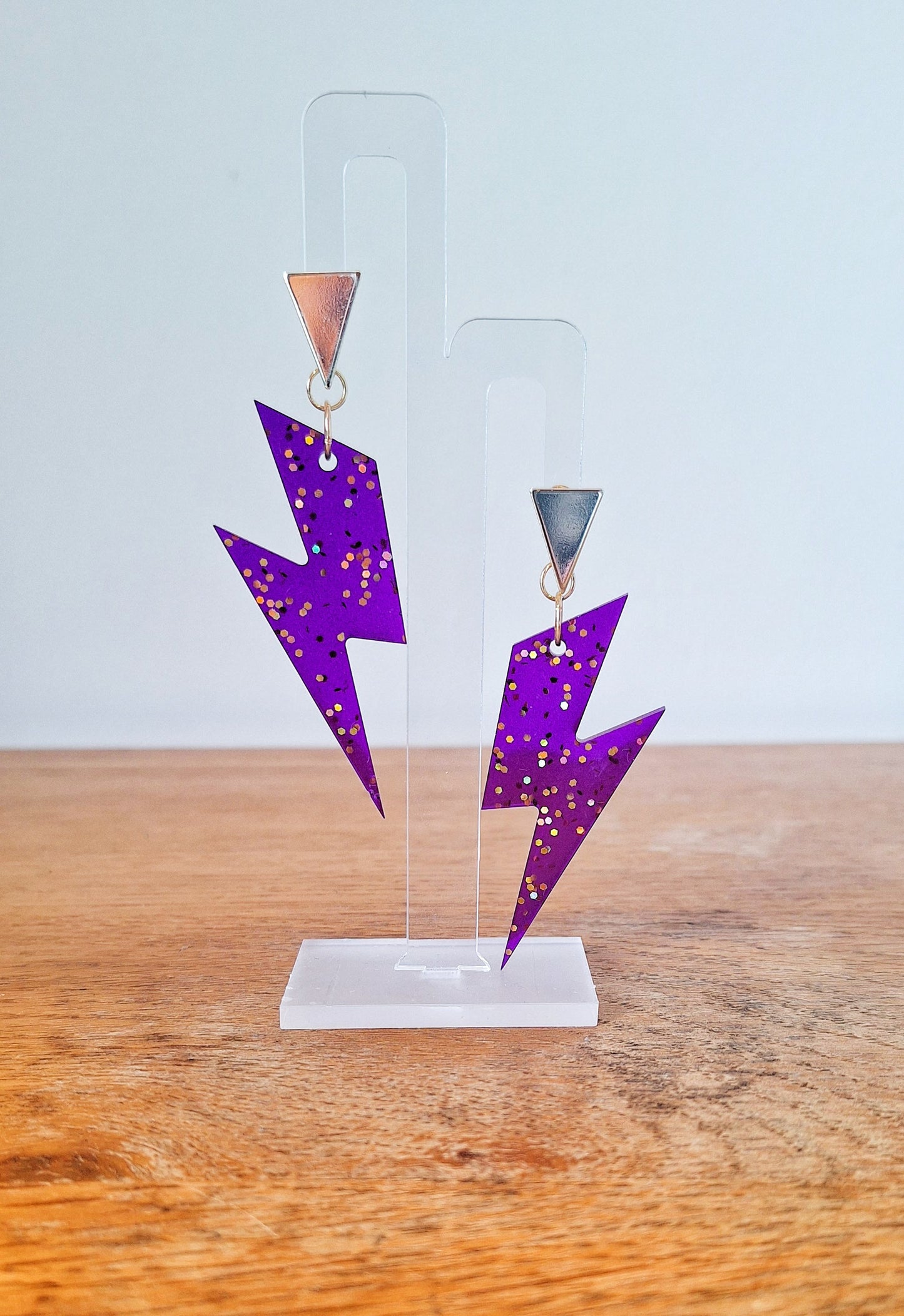 Jean Lightning Bolt Earrings