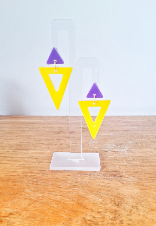 Sharon Triangle Earrings