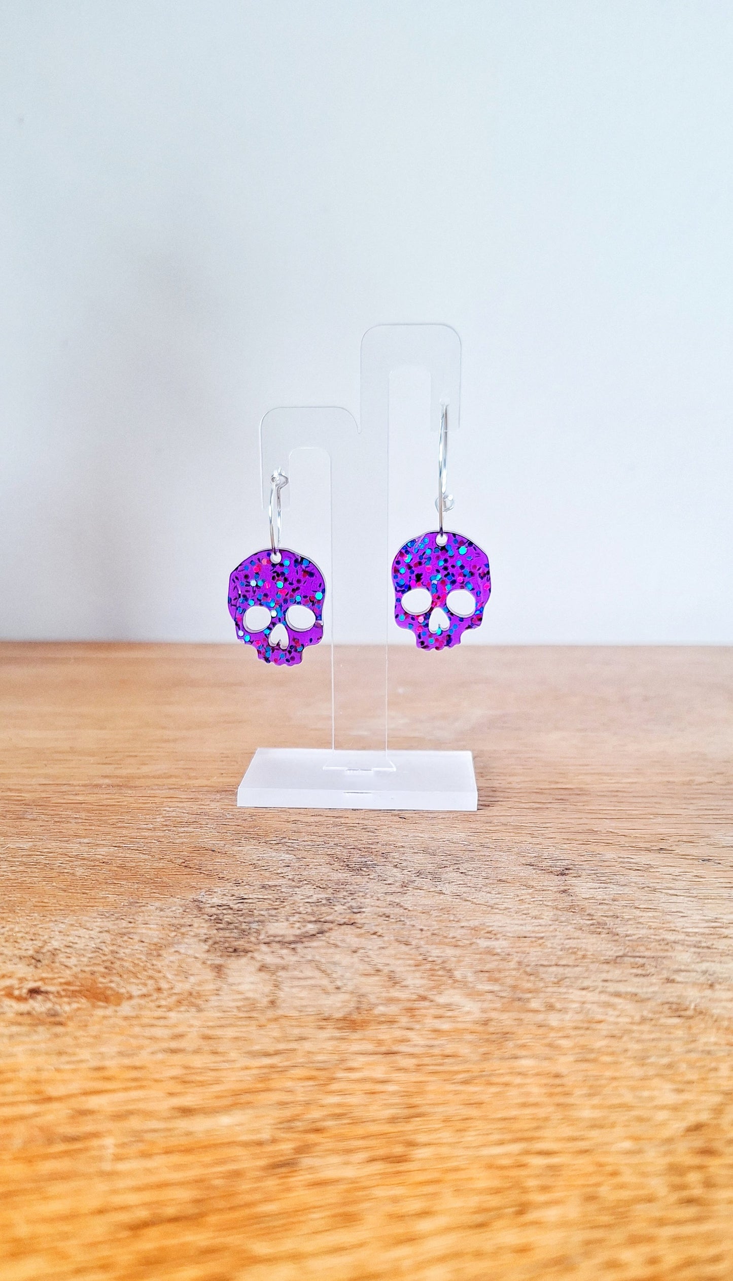 Statement Skull Hoops (variety of colours available)