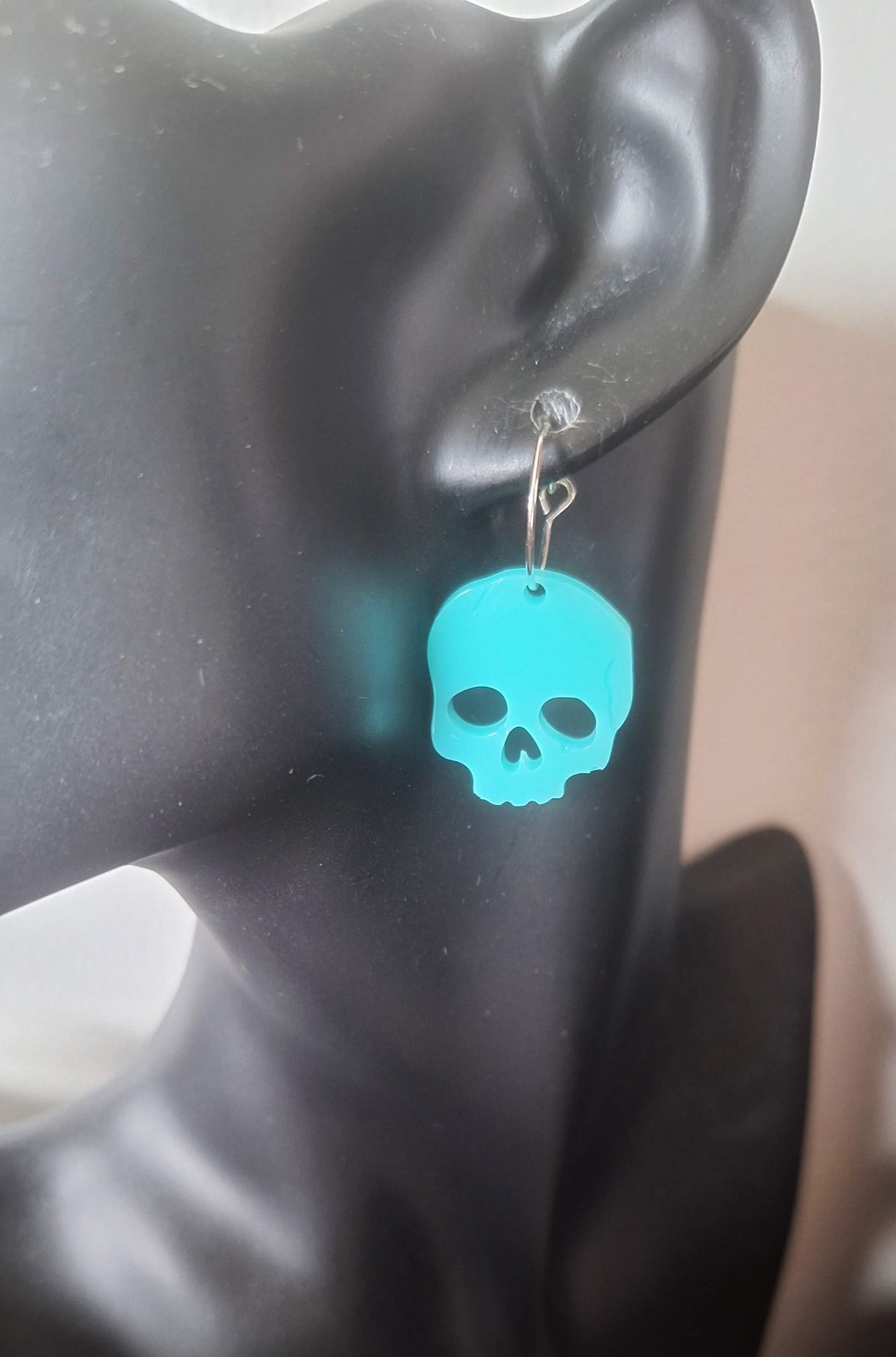 Statement Skull Hoops (variety of colours available)