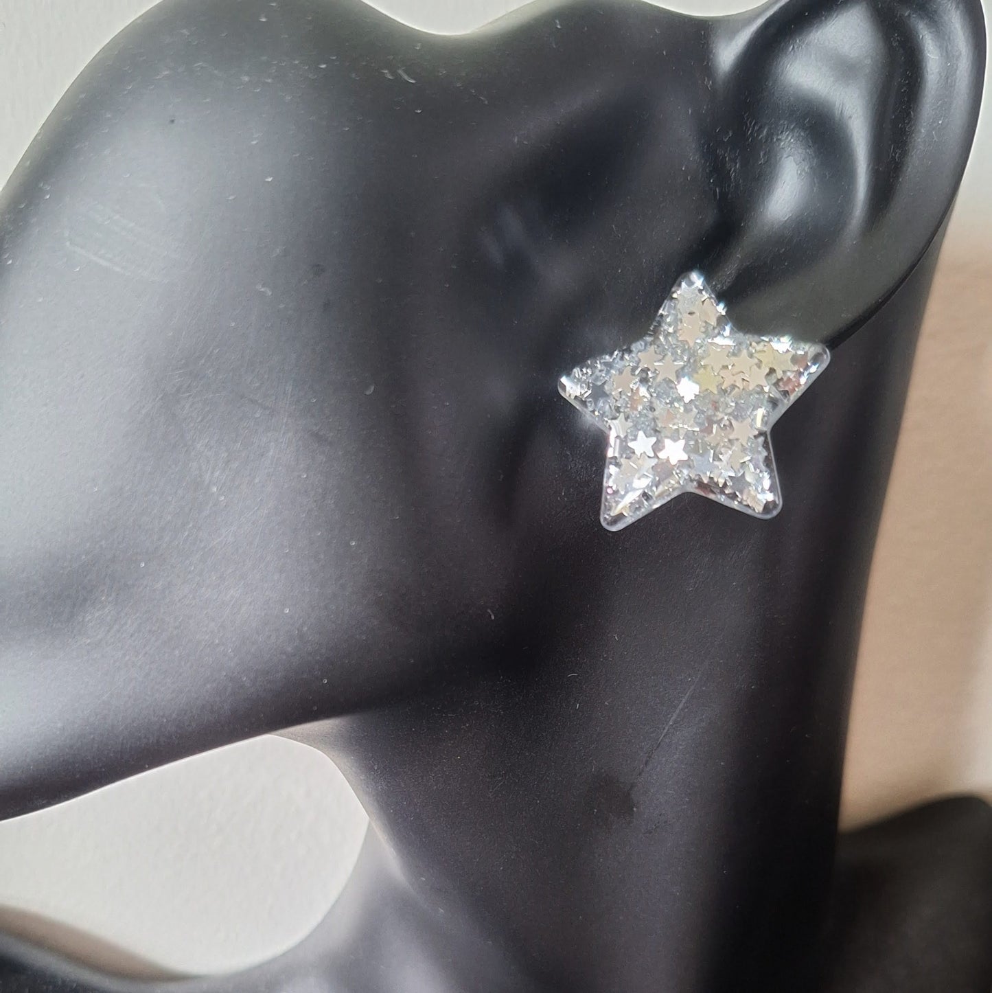 Bellatrix Silver Star Studs