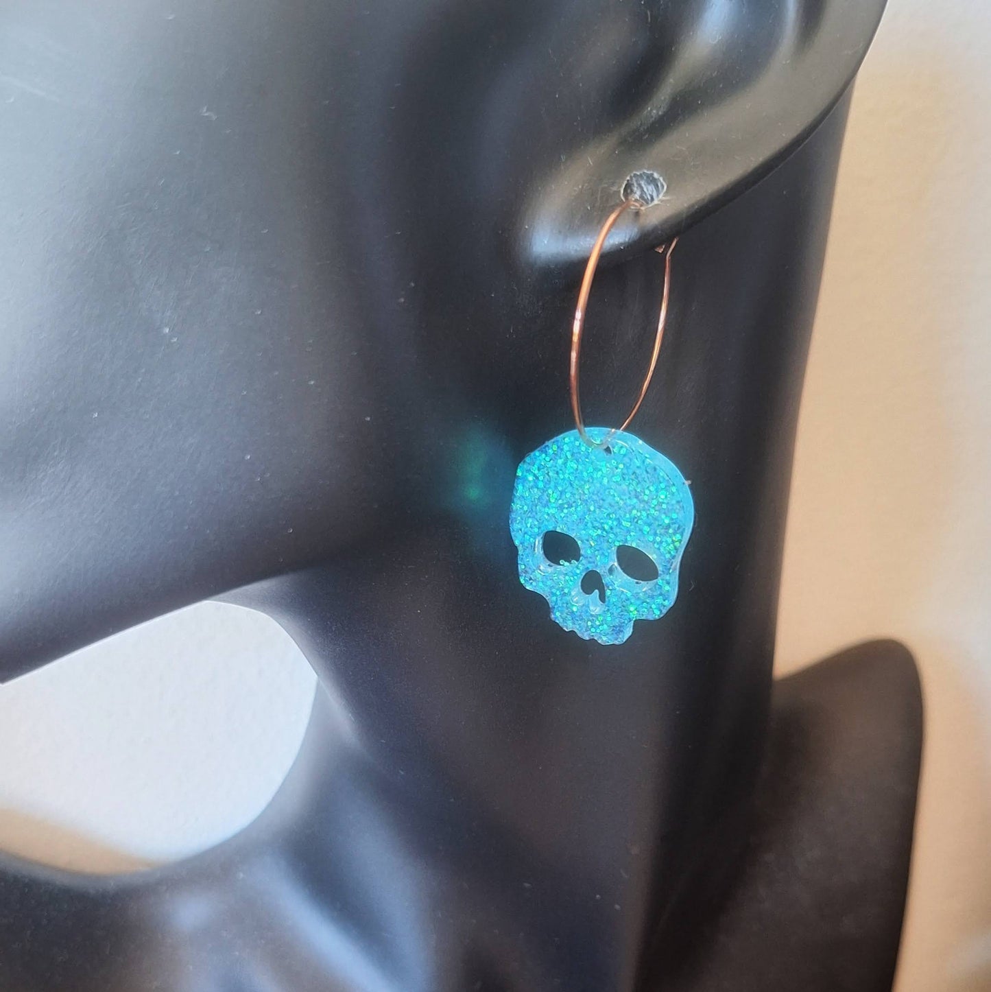 Statement Skull Hoops (variety of colours available)