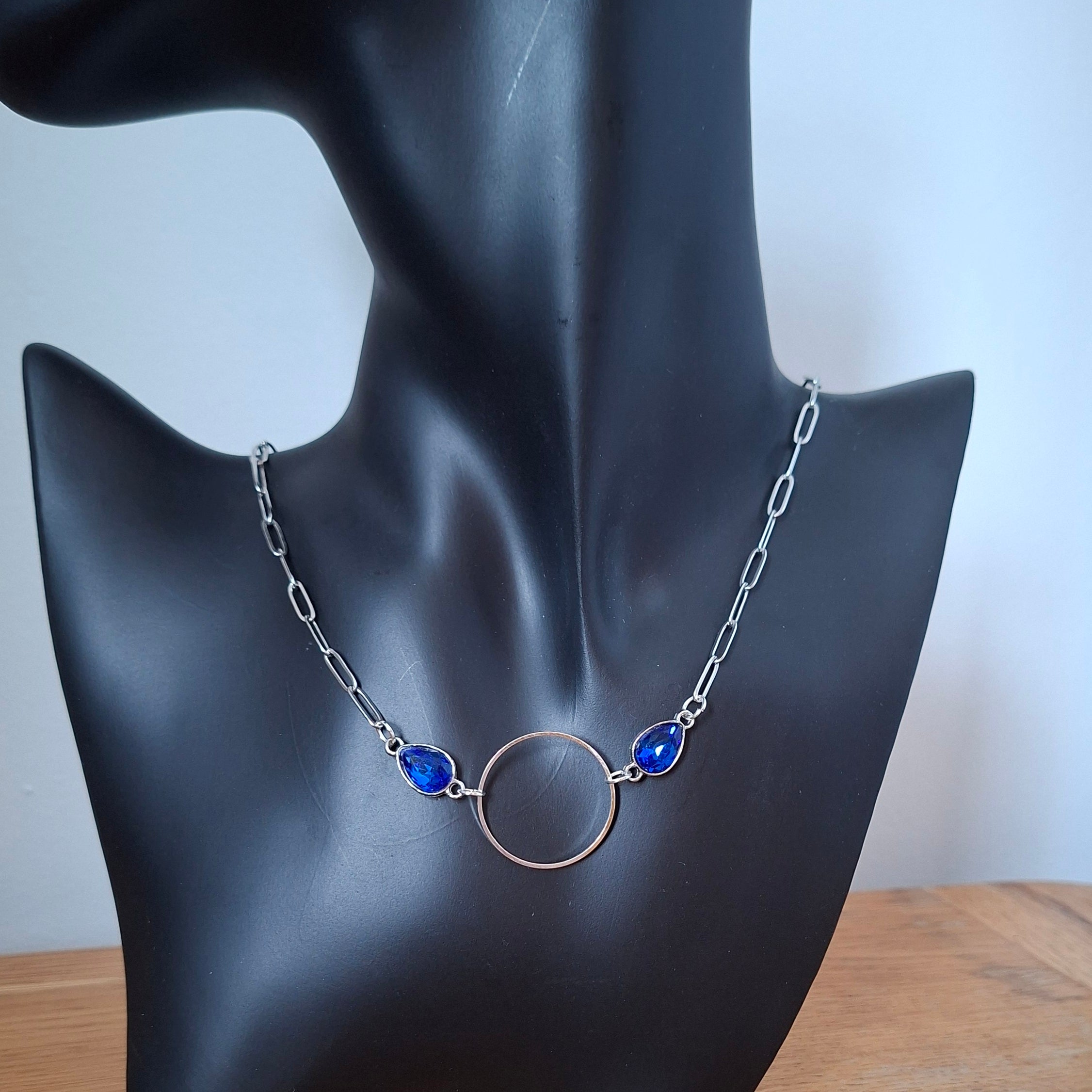 Blue Orbit Necklace
