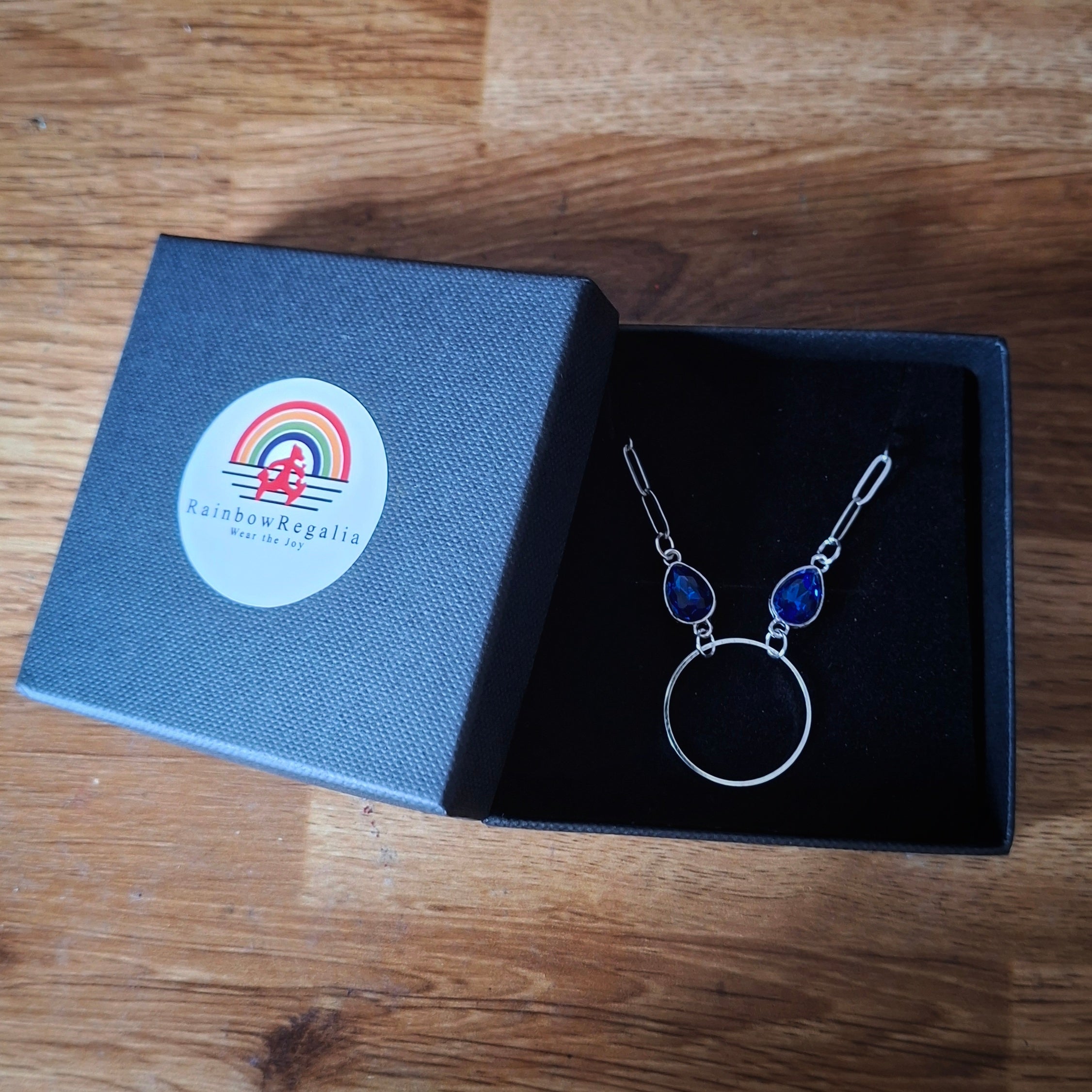 Blue Orbit Necklace