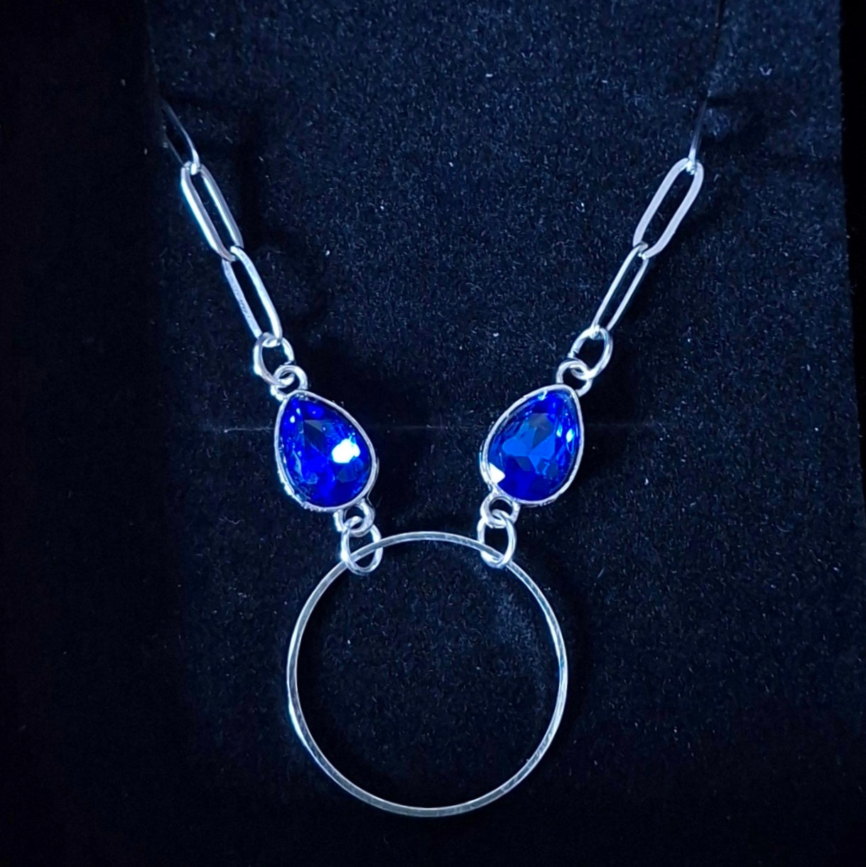 Blue Orbit Necklace