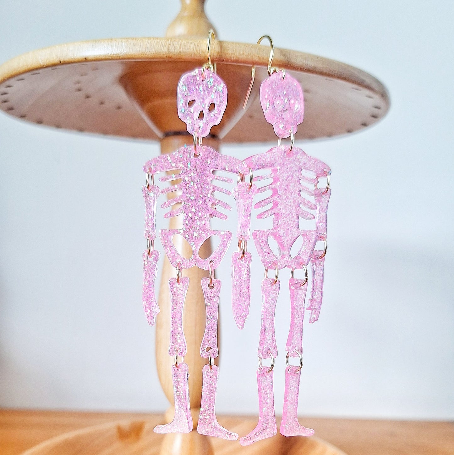 Articulated Skeleton Earrings