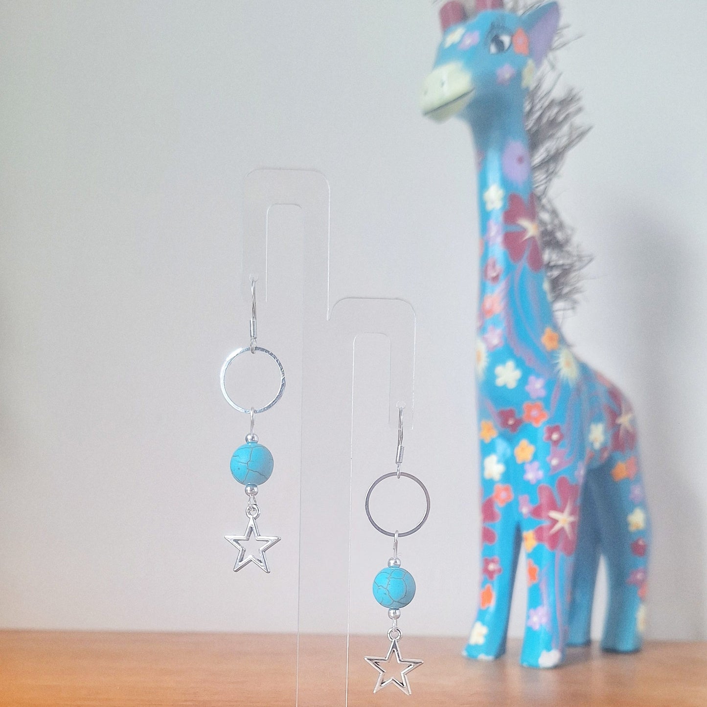 Delilah Turquoise Star Earrings