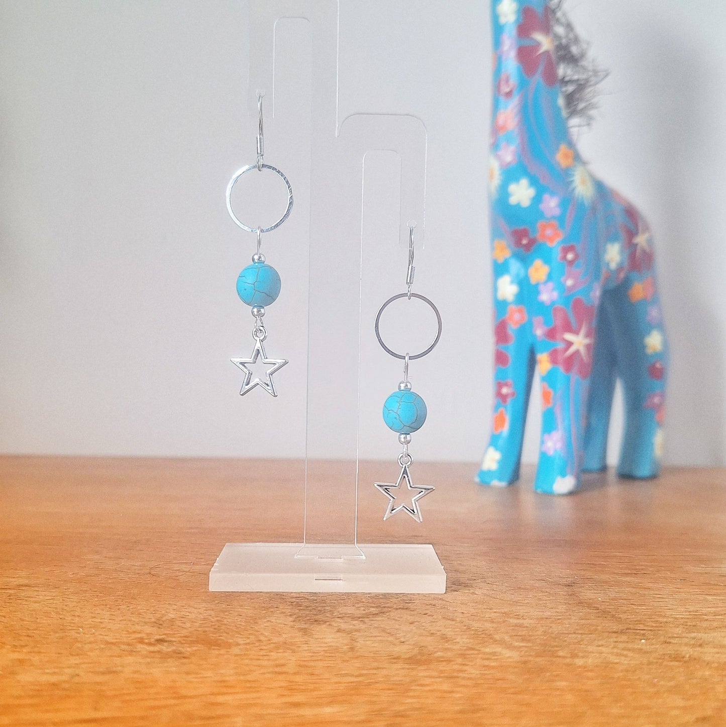 Delilah Turquoise Star Earrings