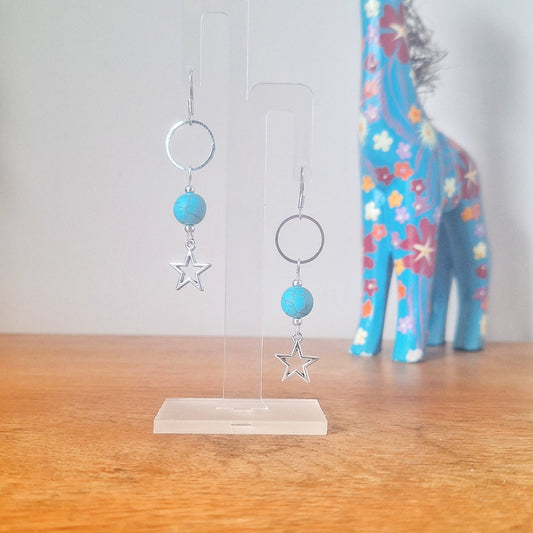 Delilah Turquoise Star Earrings