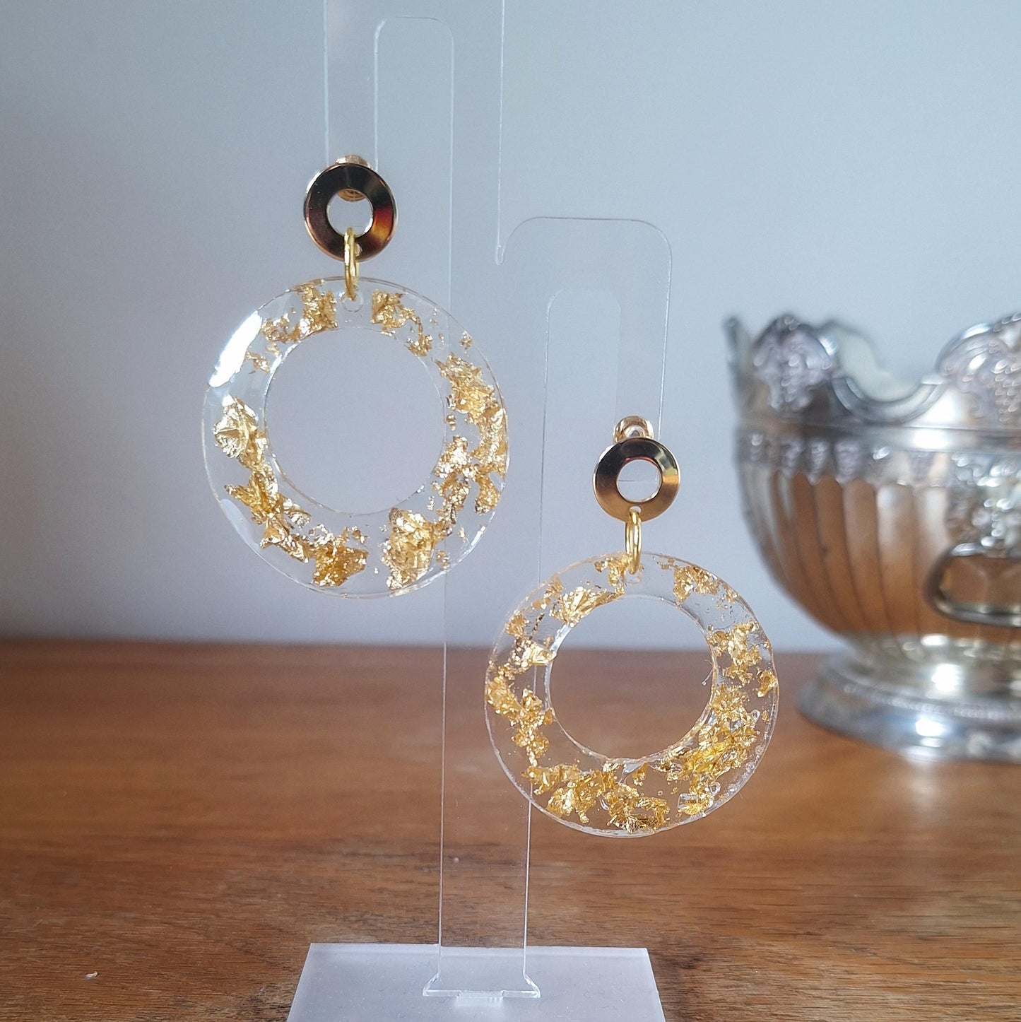 Renée Gold Leaf Earrings