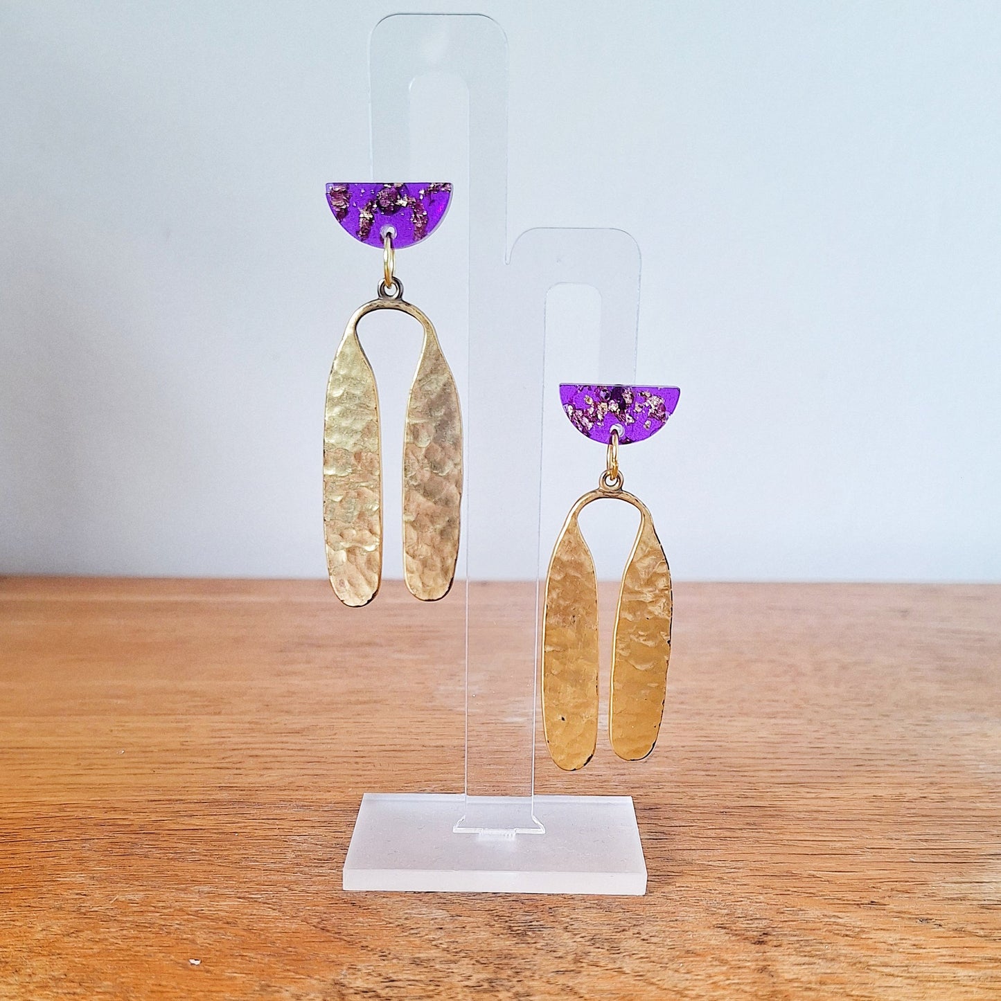 Itzel Gold Tribal Earrings