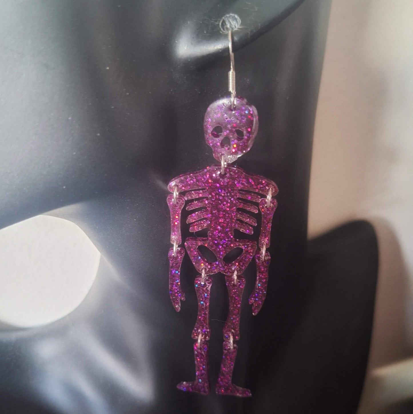 Articulated Skeleton Earrings