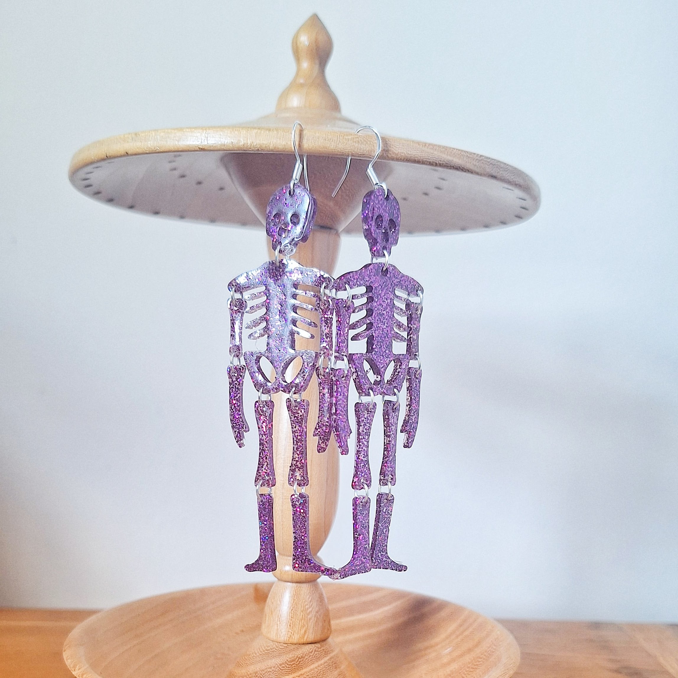 Articulated Skeleton Earrings