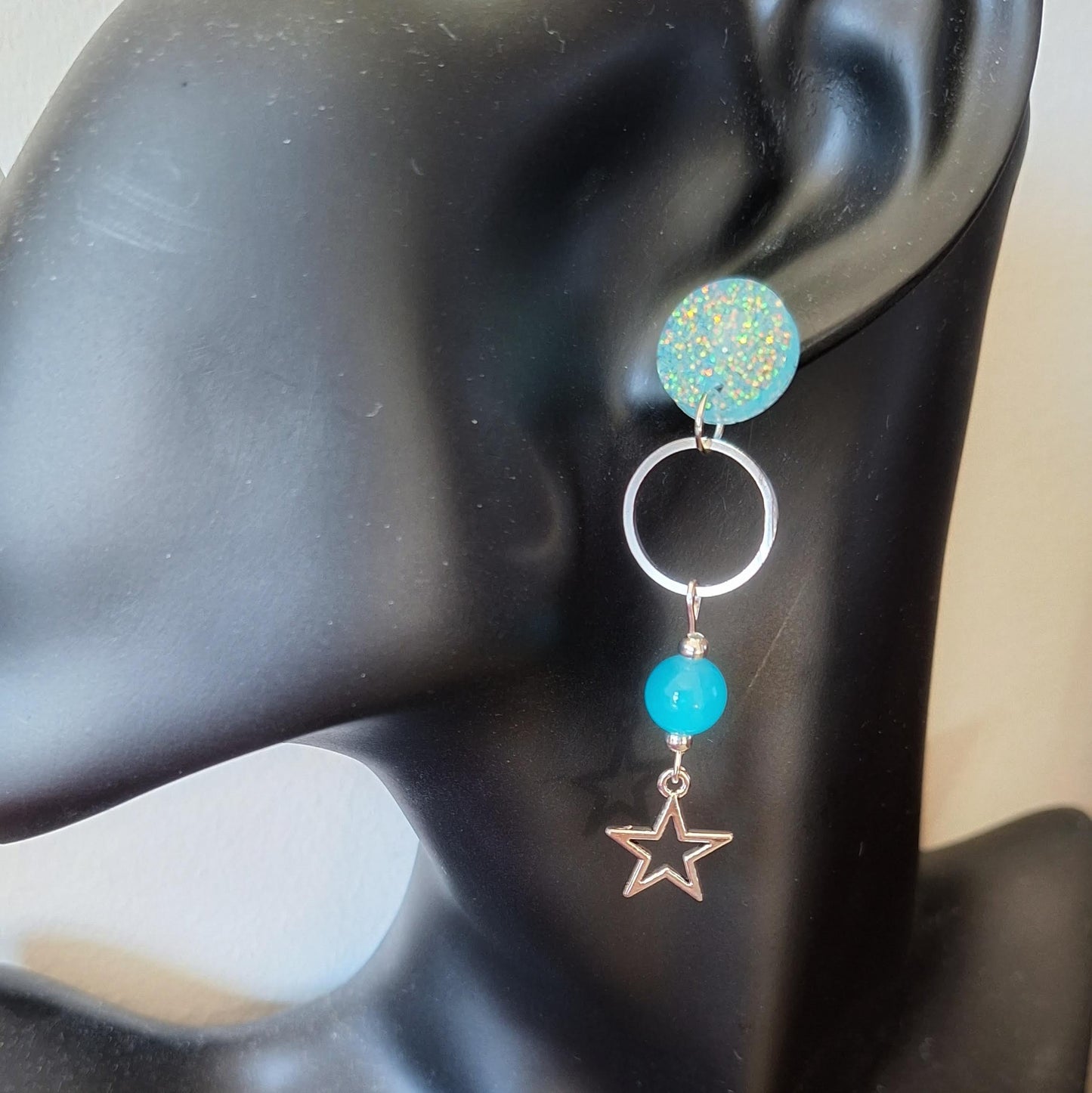 Seraphina Blue Star Earrings