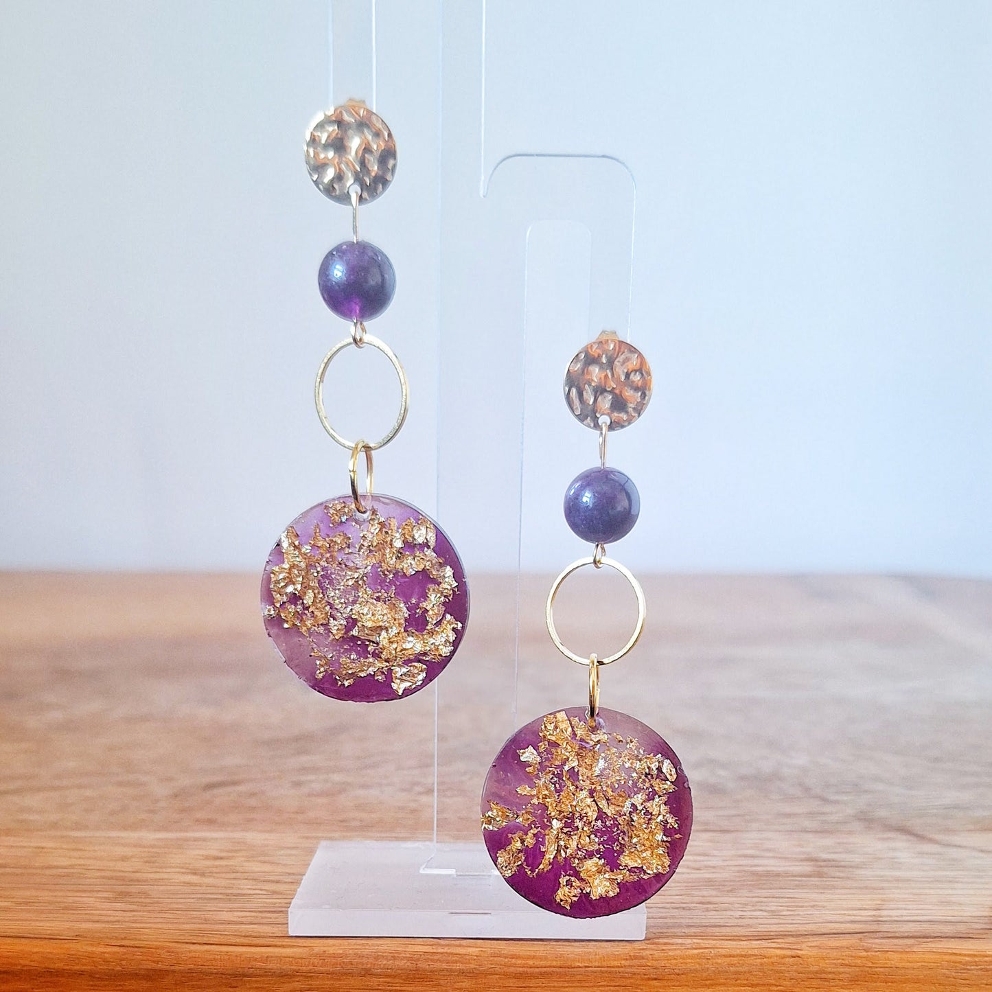 Octavia Amethyst Earrings